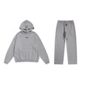 Cloudy Gray Essentials Tracksuit Pullover