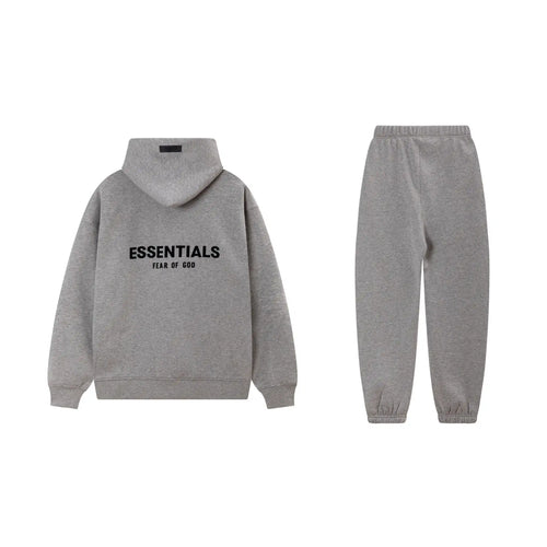 Dark Oatmeal Essentials Tracksuit Pullover