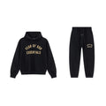 Black Essentials Tracksuit Pullover