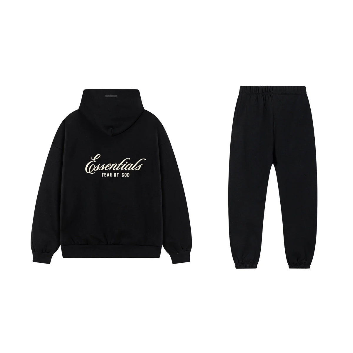 Black Essentials Tracksuit Pullover