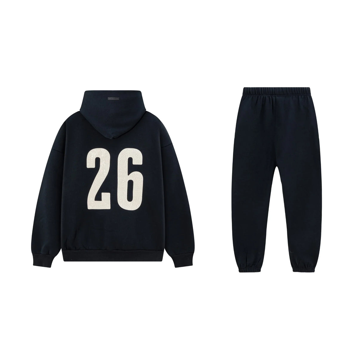 Black Essentials Tracksuit Pullover
