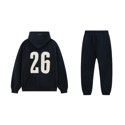 Black Essentials Tracksuit Pullover