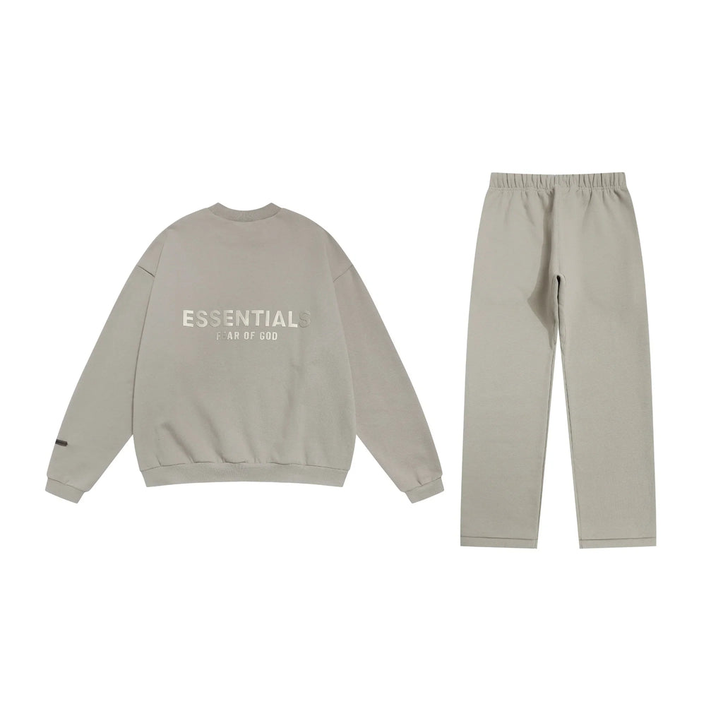 Cement Gray Essentials Tracksuit Pullover