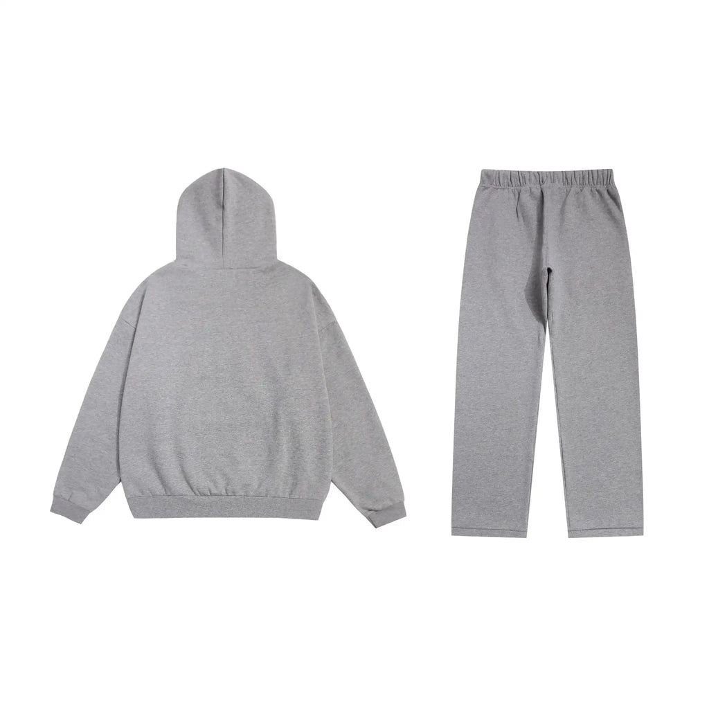 Cloudy Gray Essentials Tracksuit Pullover