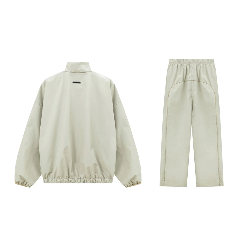 Essentials Tracksuit Matcha Green Nylon Pullover