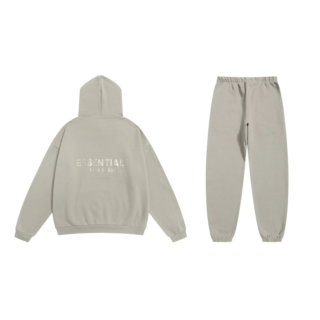 Cement Gray Essentials Tracksuit Pullover