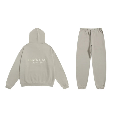 Cement Gray Essentials Tracksuit Pullover