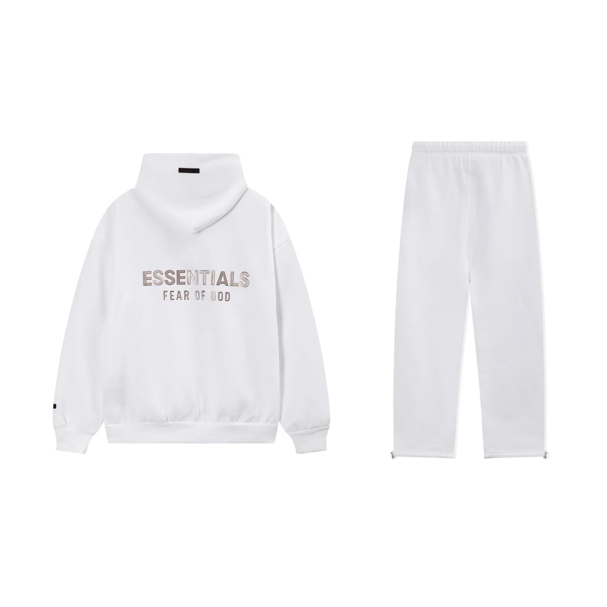 White Essentials Tracksuit Pullover