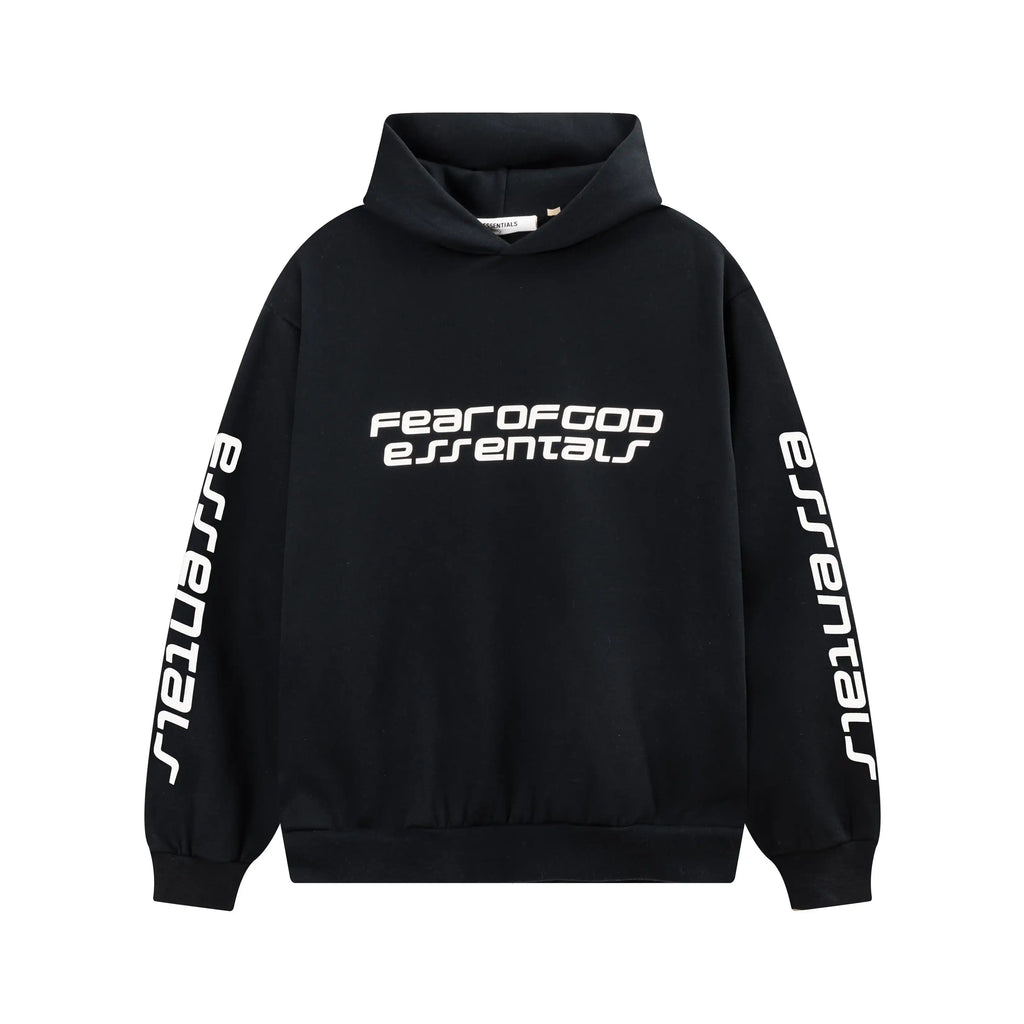 Black Essentials Tracksuit Pullover