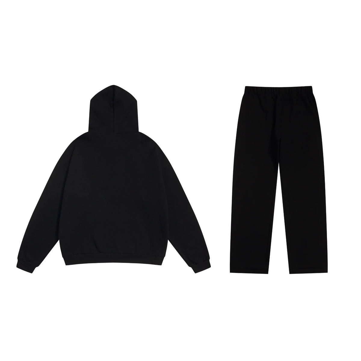 Black Essentials Tracksuit Pullover