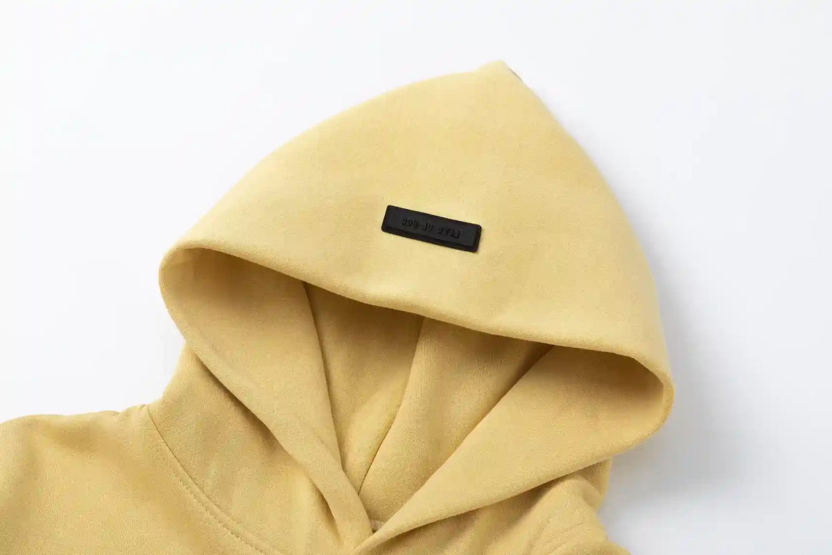 Essentials Garden Yellow Lounge Tracksuit – Fear of God Fleece Set