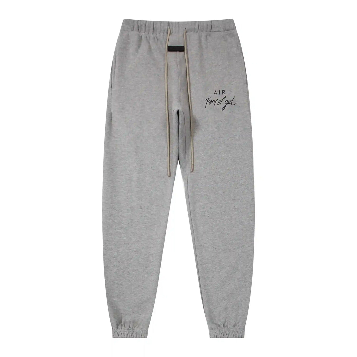 Essentials Dark Heather Oatmeal Relaxed Tracksuit – Fear of God Set