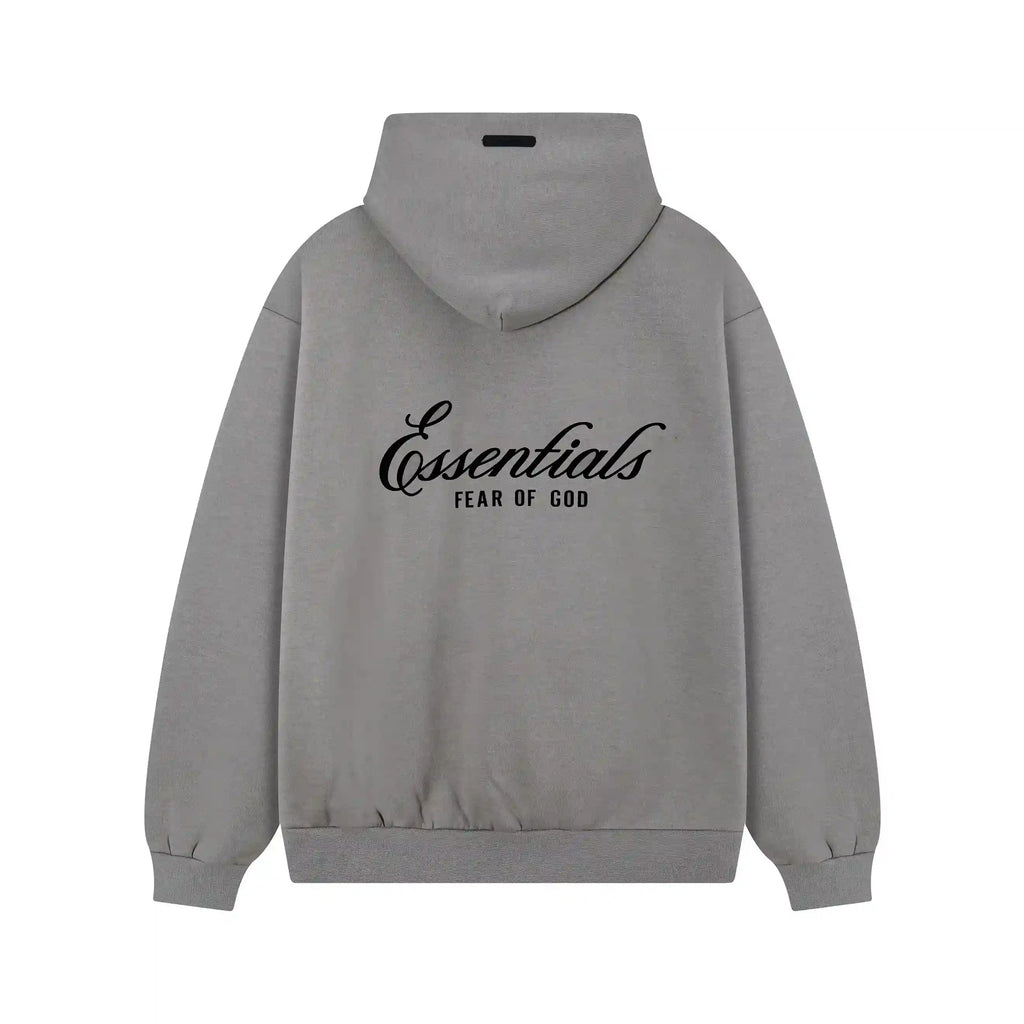 Gray Essentials Tracksuit Pullover