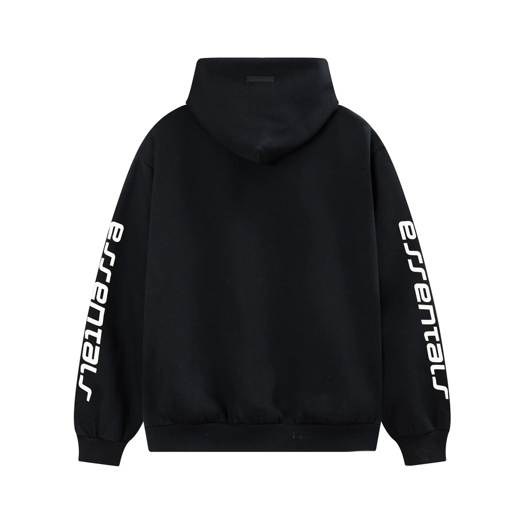 Black Essentials Tracksuit Pullover