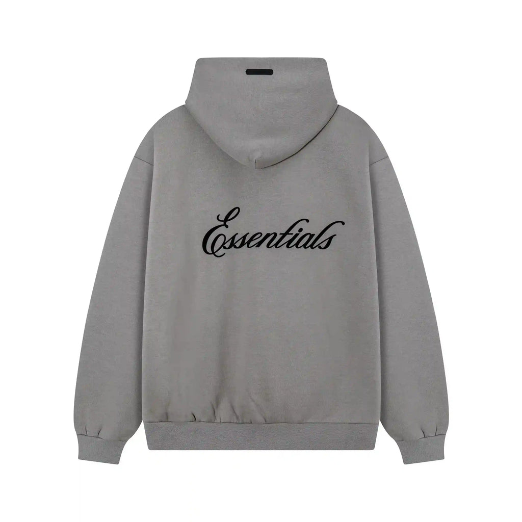 Cloudy Gray Essentials Tracksuit Pullover