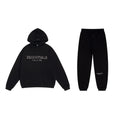 Black Essentials Tracksuit Pullover