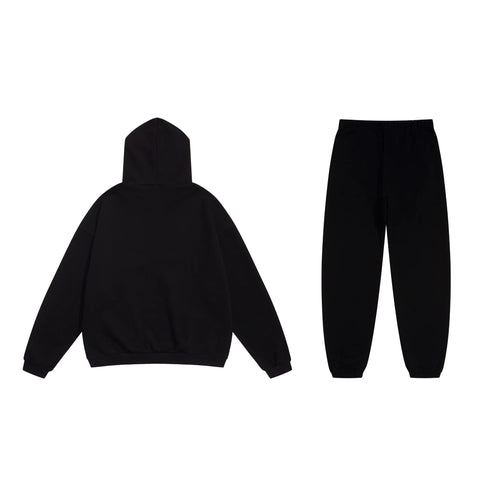 Black Essentials Tracksuit Pullover