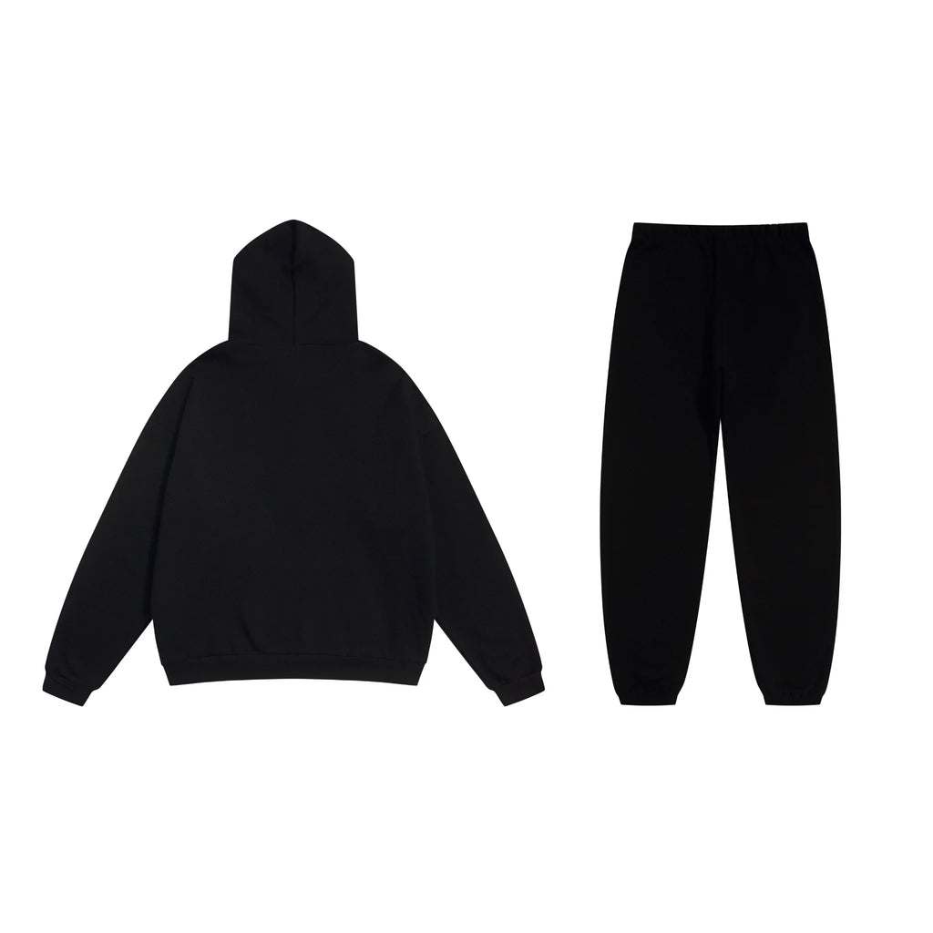 Black Essentials Tracksuit Pullover