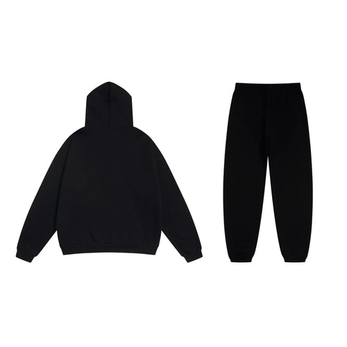 Black Essentials Tracksuit Pullover