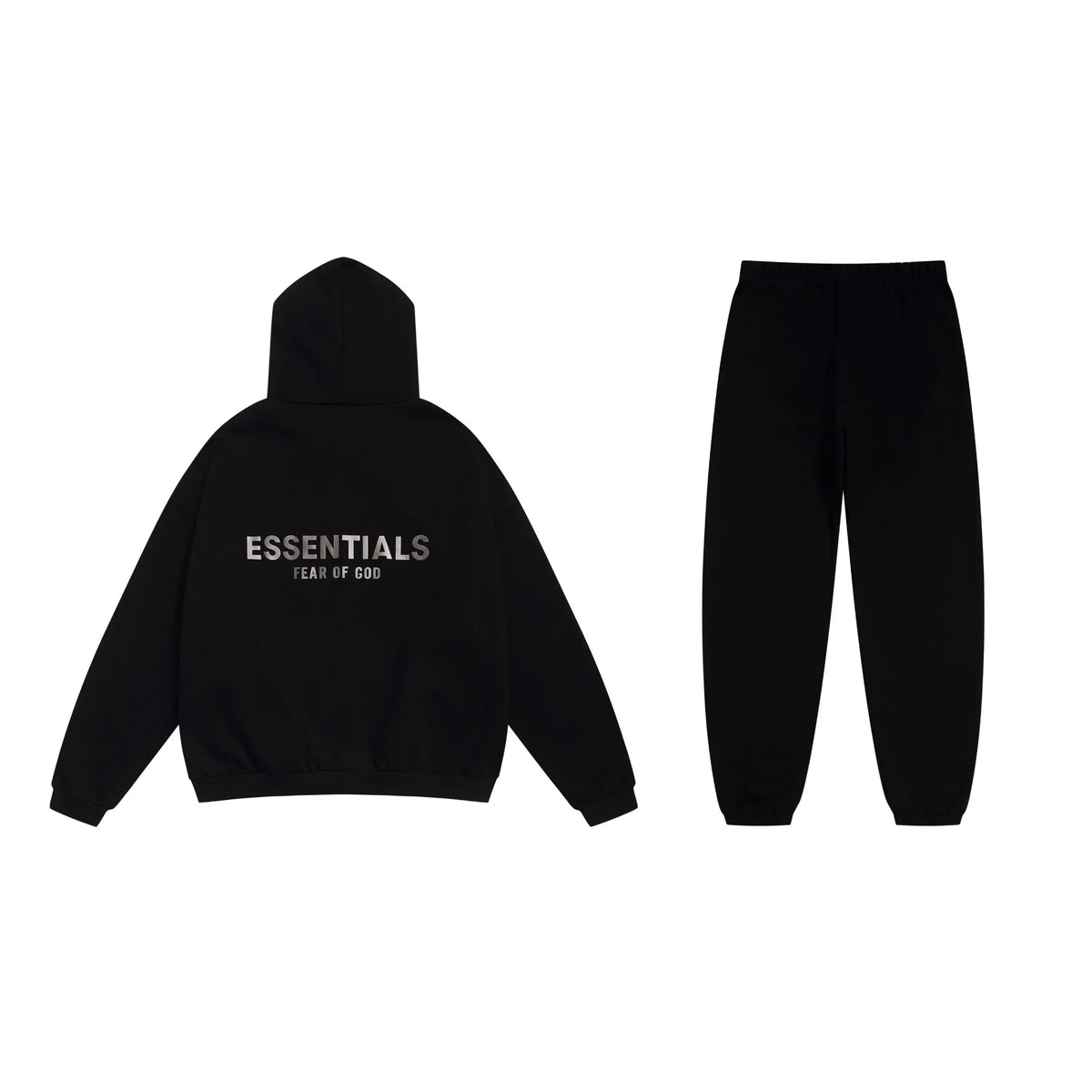 Black Essentials Tracksuit Pullover