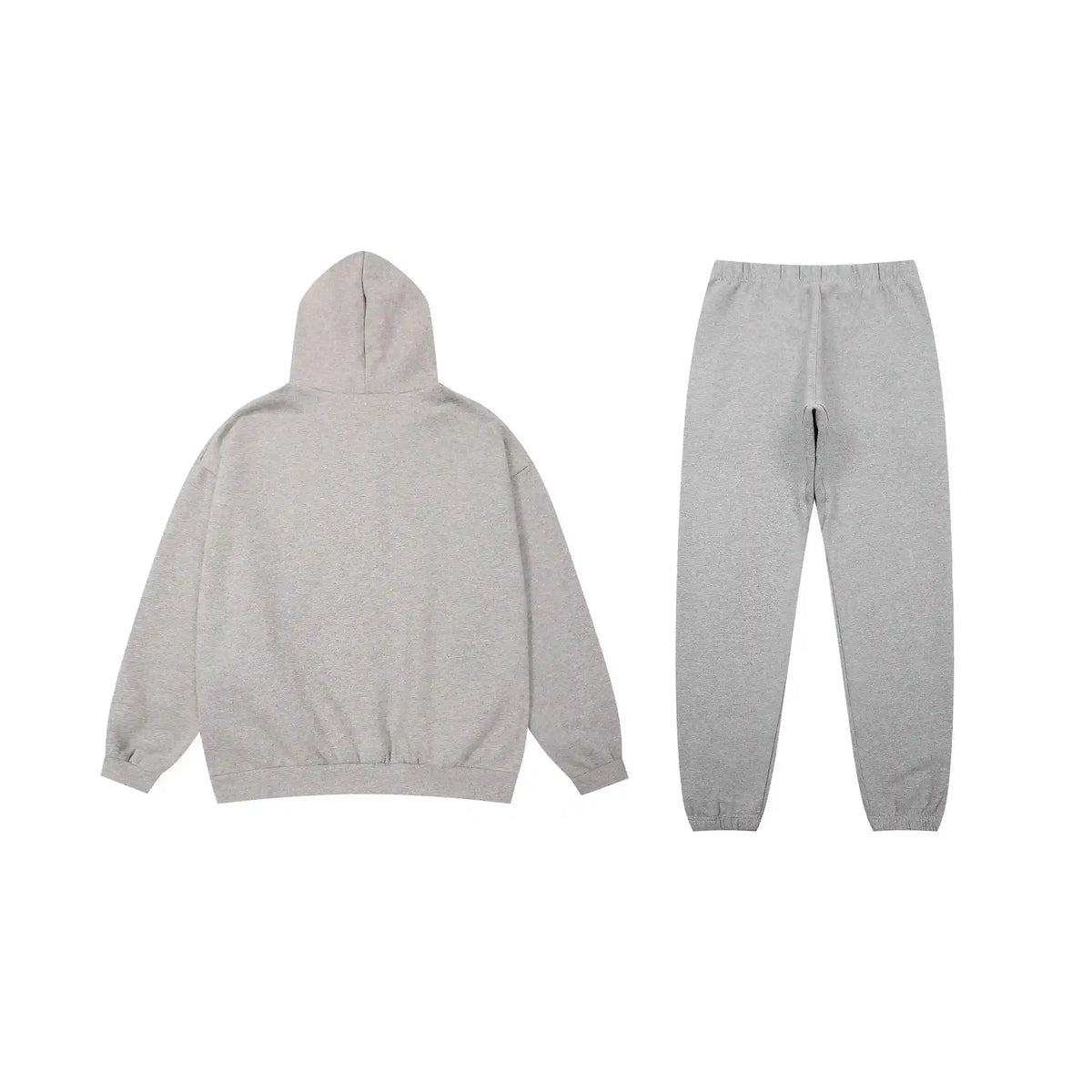 Fear of God Essentials Dark Heather Oatmeal Tracksuit – Classic Fit Hoodie & Jogger Set