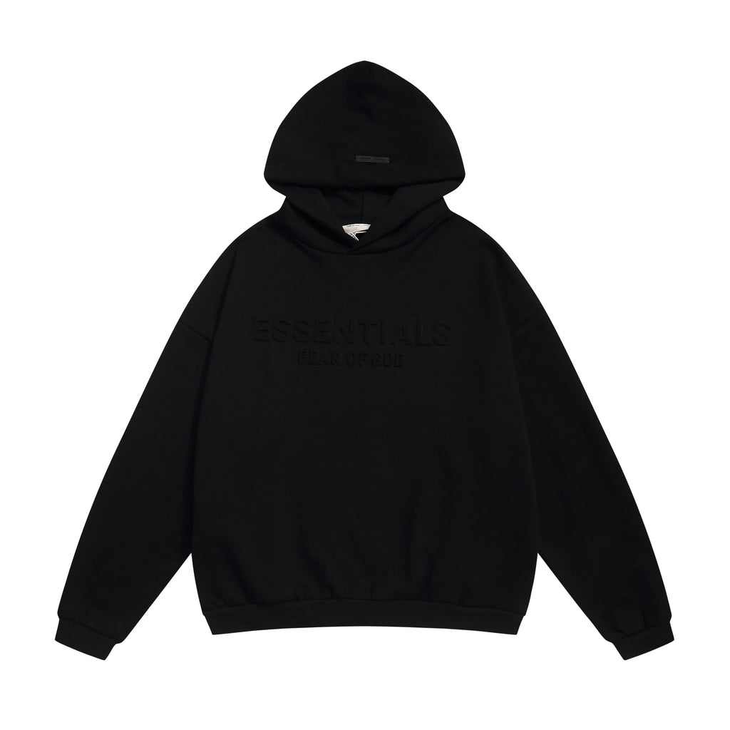 Black Essentials Tracksuit Pullover