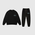 Essentials Black Relaxed Fleece Tracksuit Set – Everyday Casual Comfort