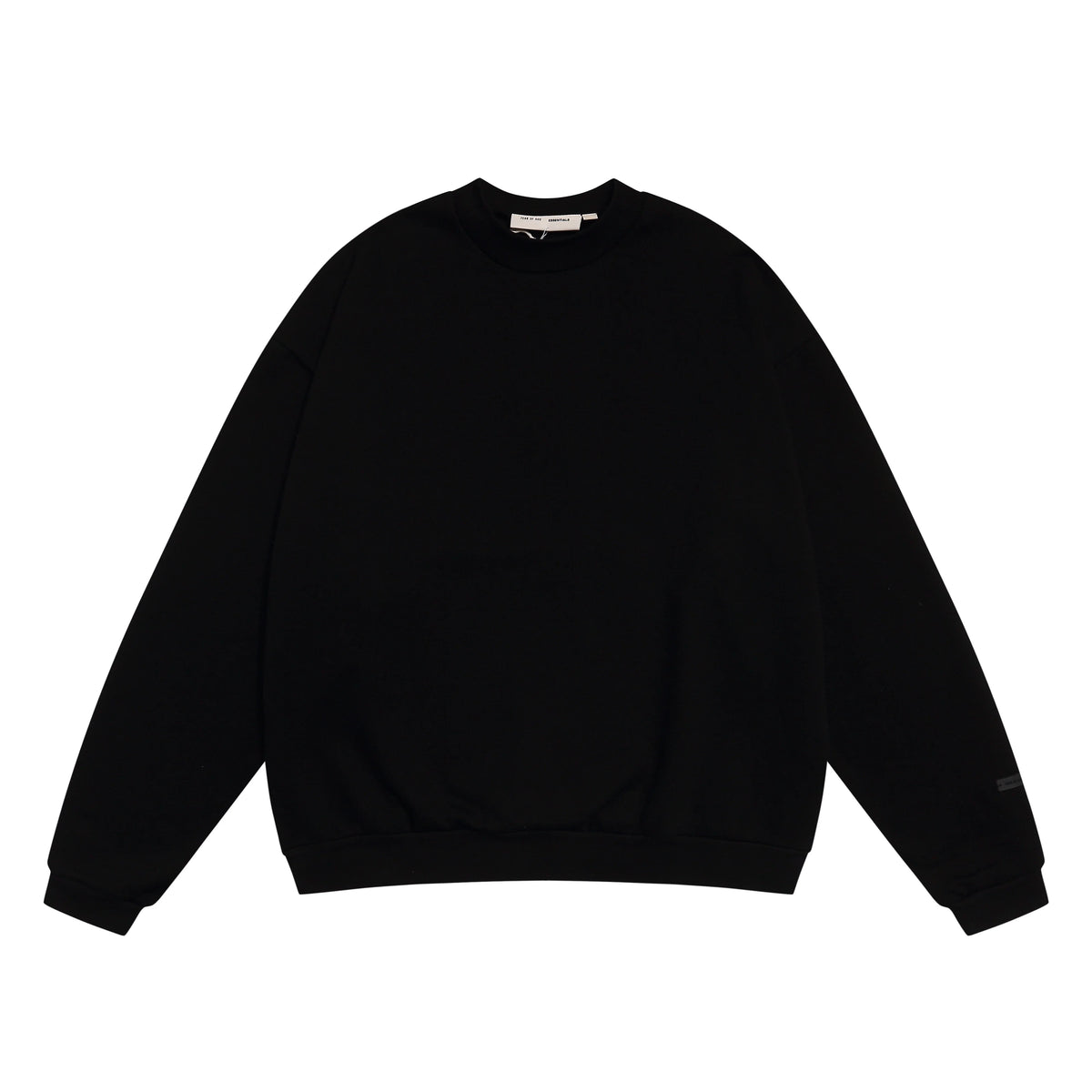 Black Essentials Tracksuit Pullover