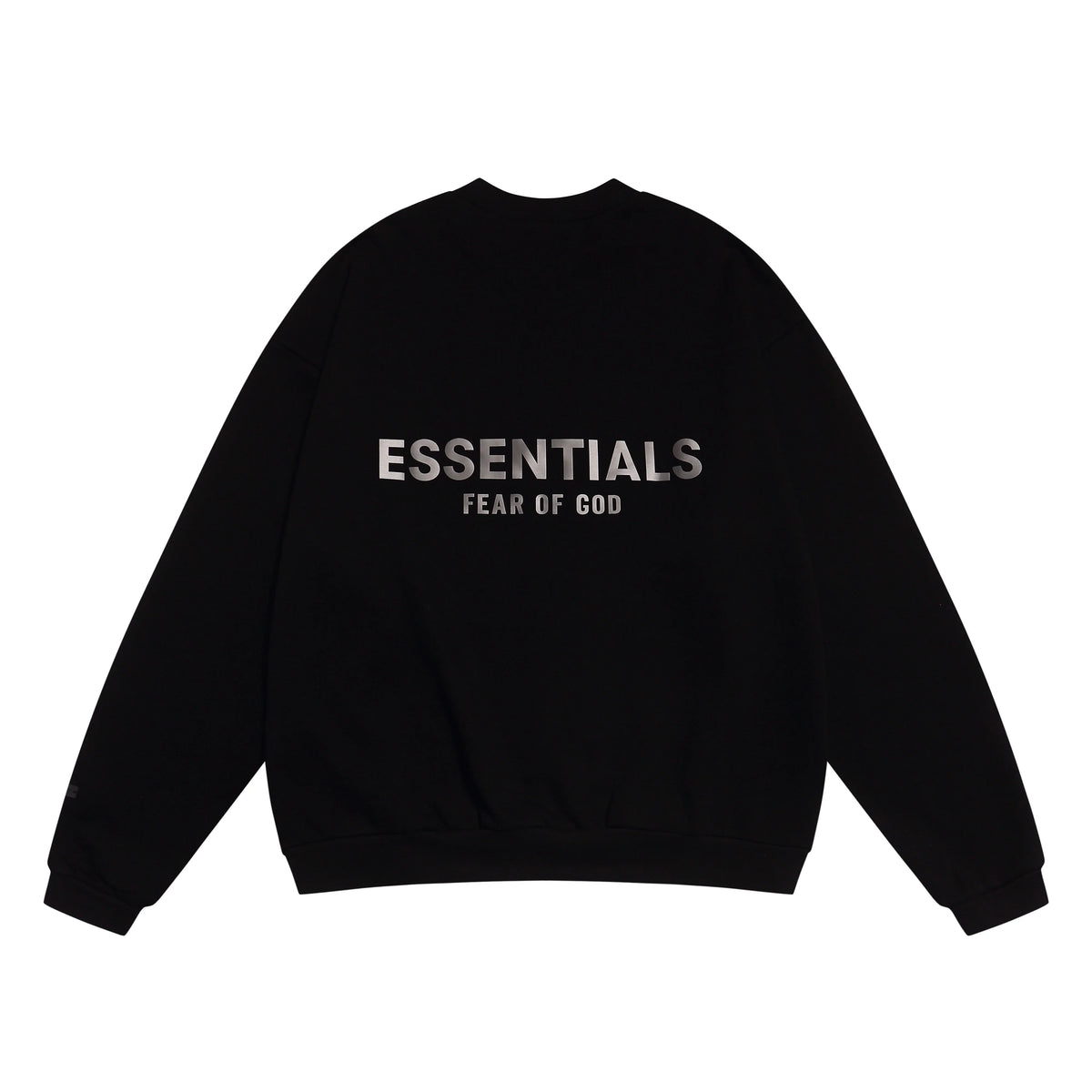 Black Essentials Tracksuit Pullover