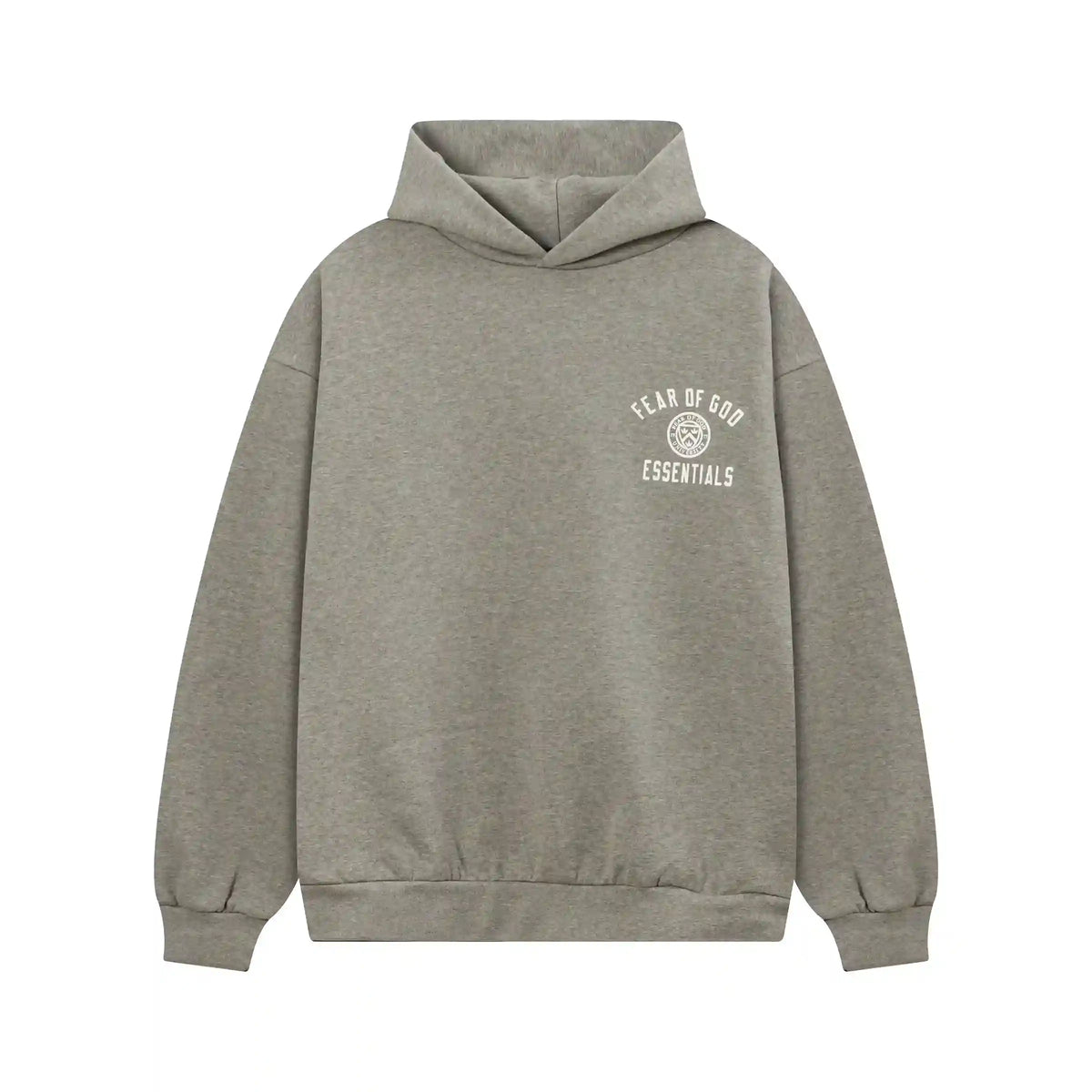 Essentials Tracksuit Heathered Grey Signature Luxe Hoodie Set – Fear of God Matching Set