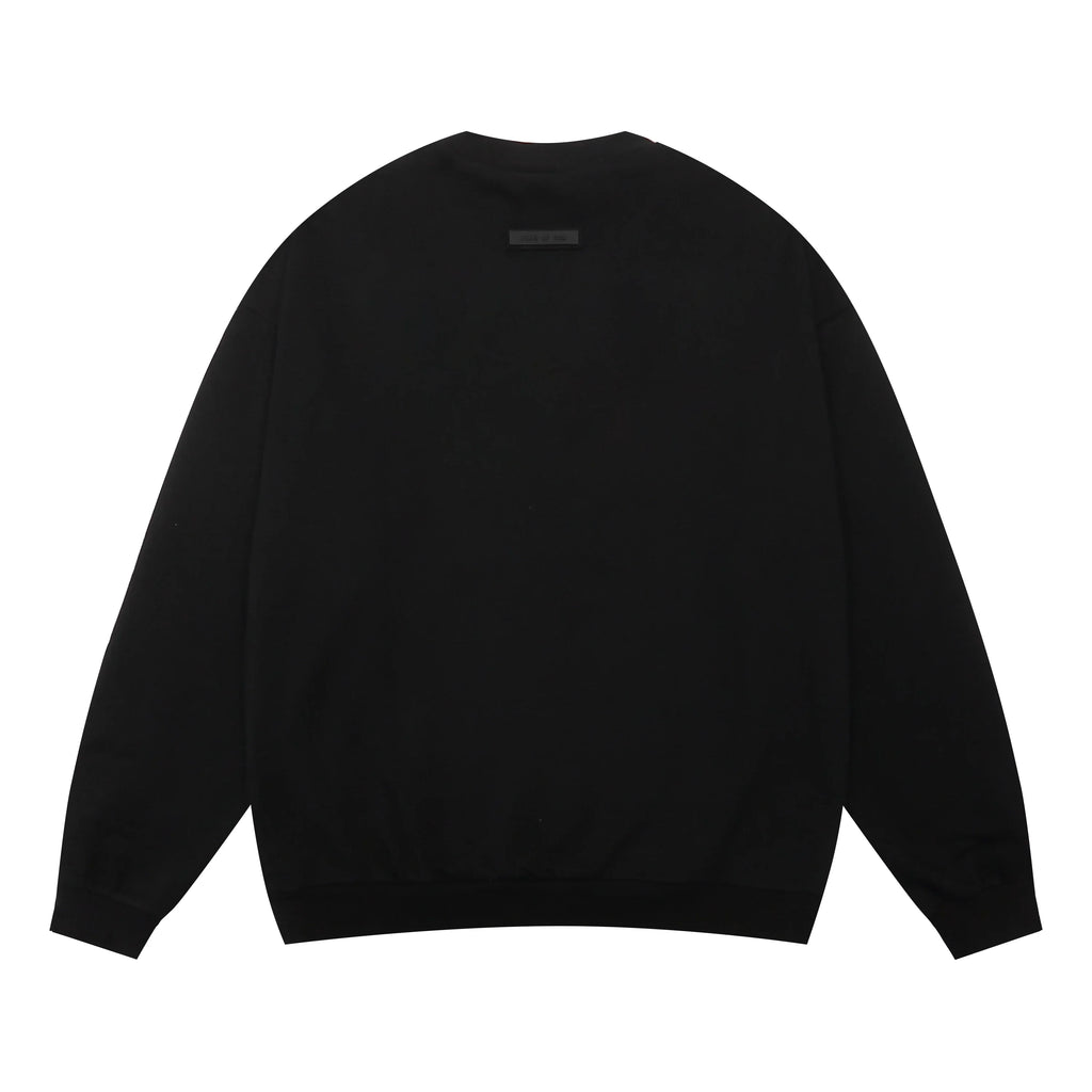 Essentials Black Lounge Essential Fleece Tracksuit – Everyday Casual Set