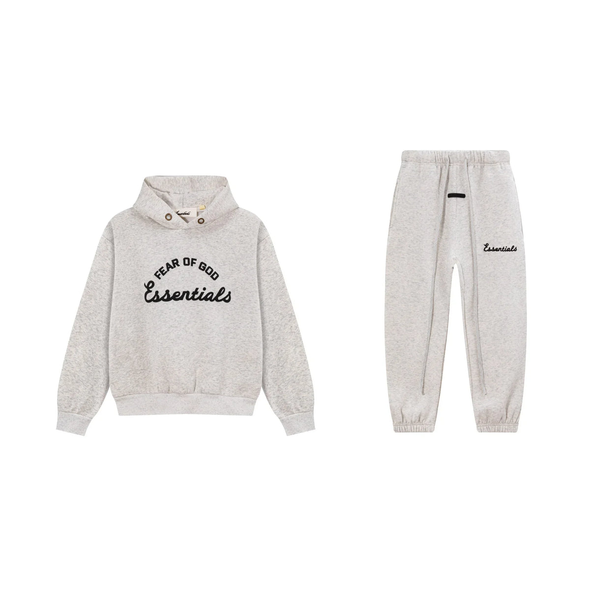 Light Heathered Oatmeal Essentials Tracksuit Pullover