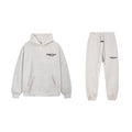 Light Heathered Oatmeal Essentials Tracksuit Pullover