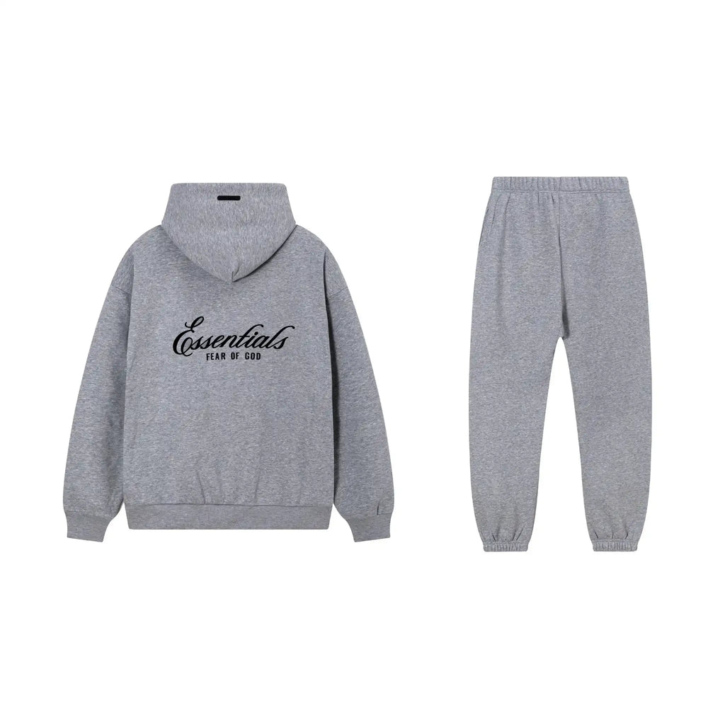 Cloud Gray Essentials Tracksuit Pullover