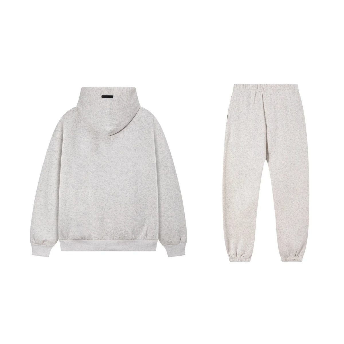 Light Heathered Oatmeal Essentials Tracksuit Pullover