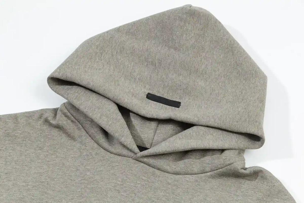Essentials Tracksuit Heathered Grey Signature Luxe Hoodie Set – Fear of God Matching Set