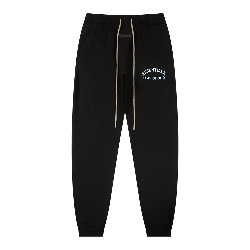 Essentials Black Relaxed Fleece Tracksuit Set – Everyday Casual Comfort