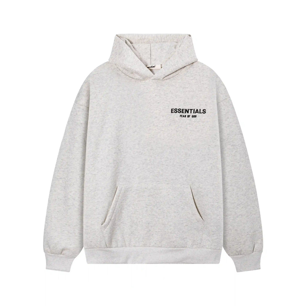 Light Heathered Oatmeal Essentials Tracksuit Pullover