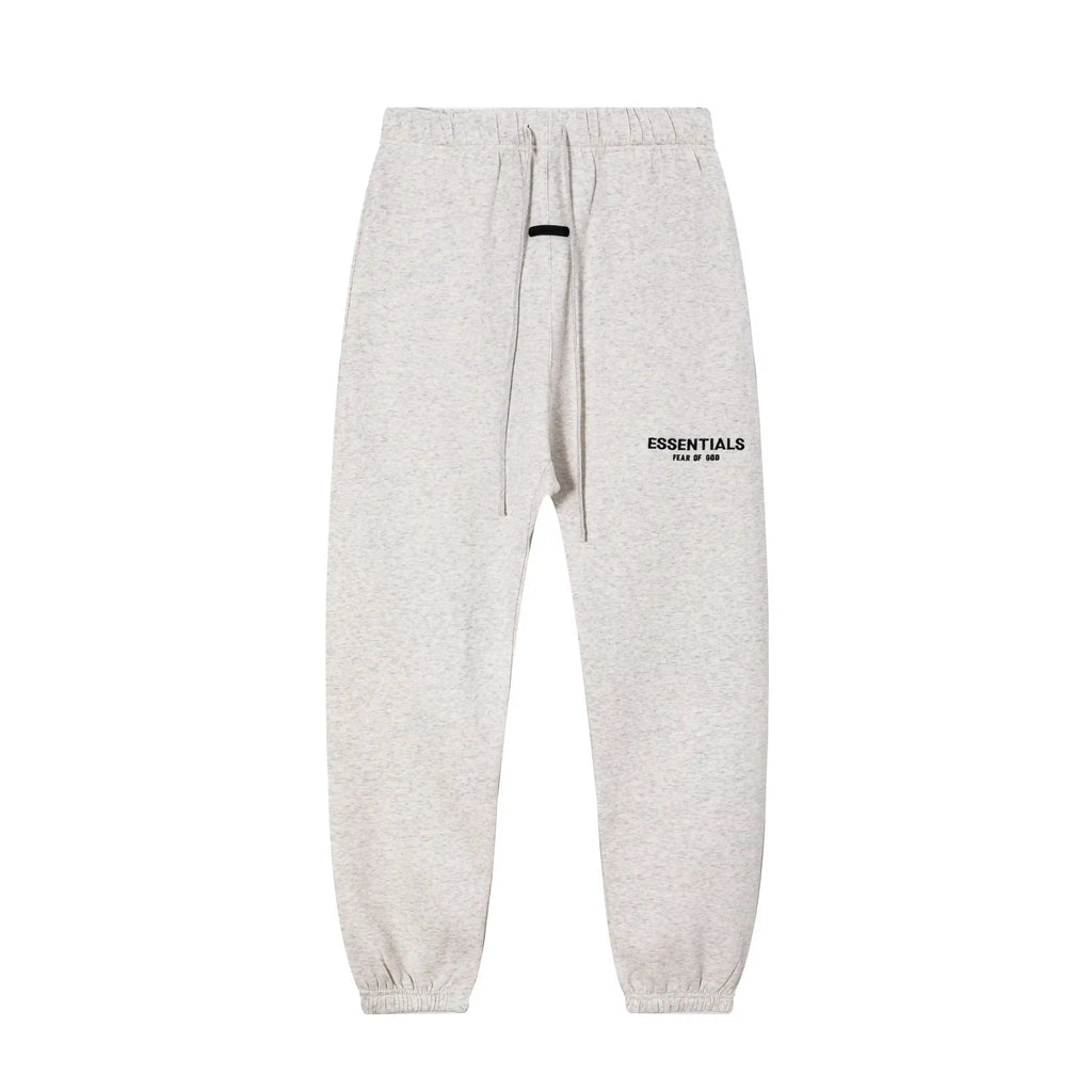 Light Heathered Oatmeal Essentials Tracksuit Pullover