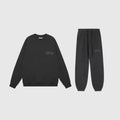 Essentials Black Elevated Core Fleece Tracksuit – Everyday Casual Set