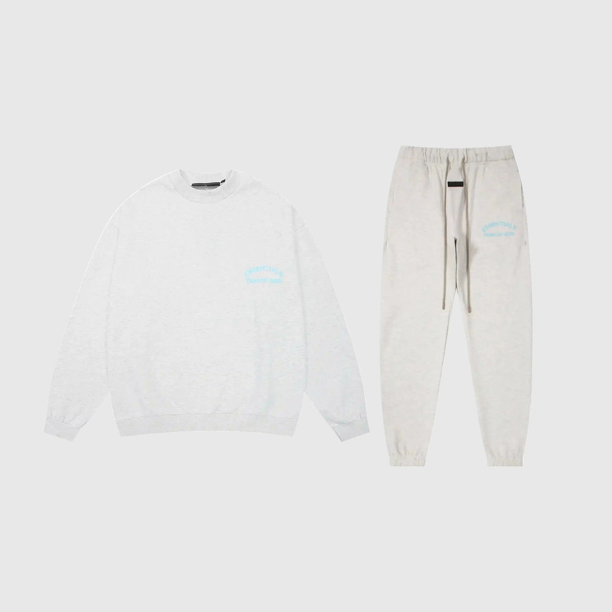 Fear of God Essentials Eggshell Tracksuit – Classic Fit Hoodie & Jogger Set