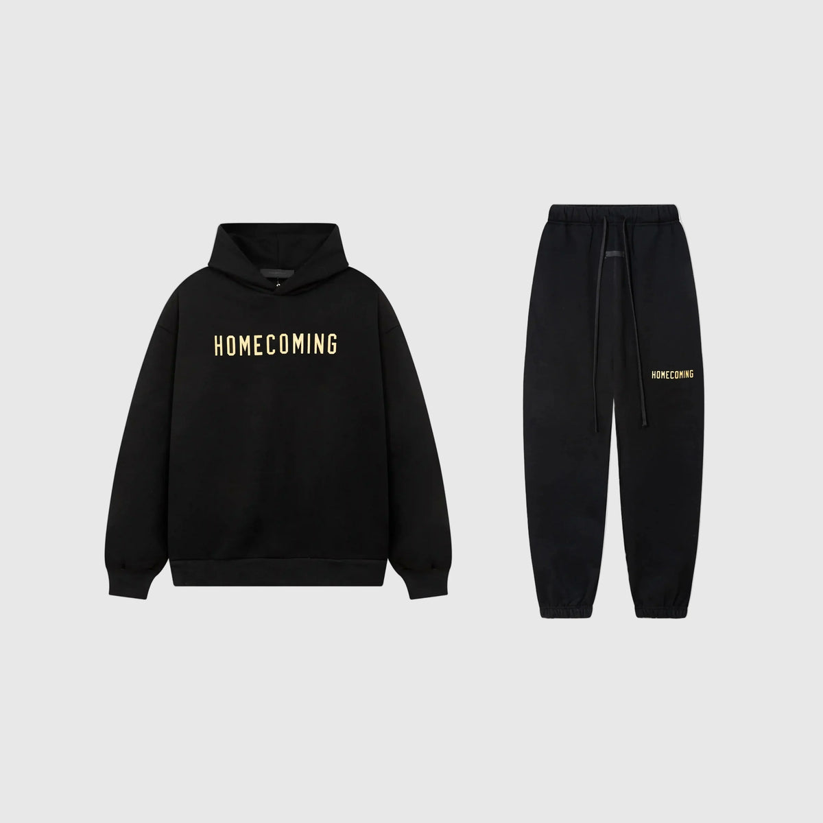 Essentials Tracksuit Black Set  – Fear of God Matching Set