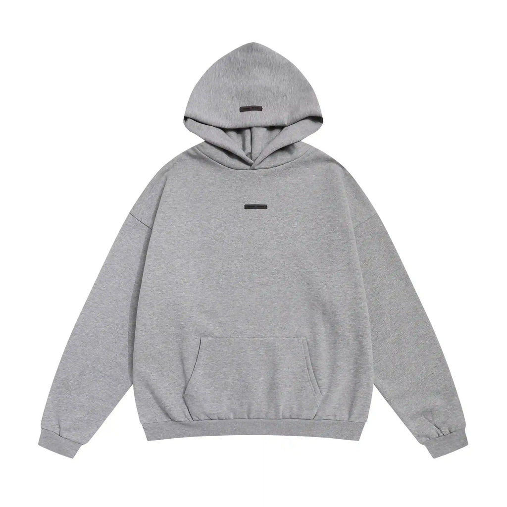 Cloudy Gray Essentials Tracksuit Pullover