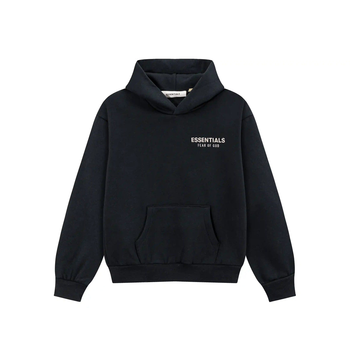 Black Essentials Tracksuit Pullover