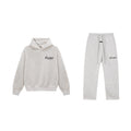 Light Heathered Oatmeal Essentials Tracksuit Pullover