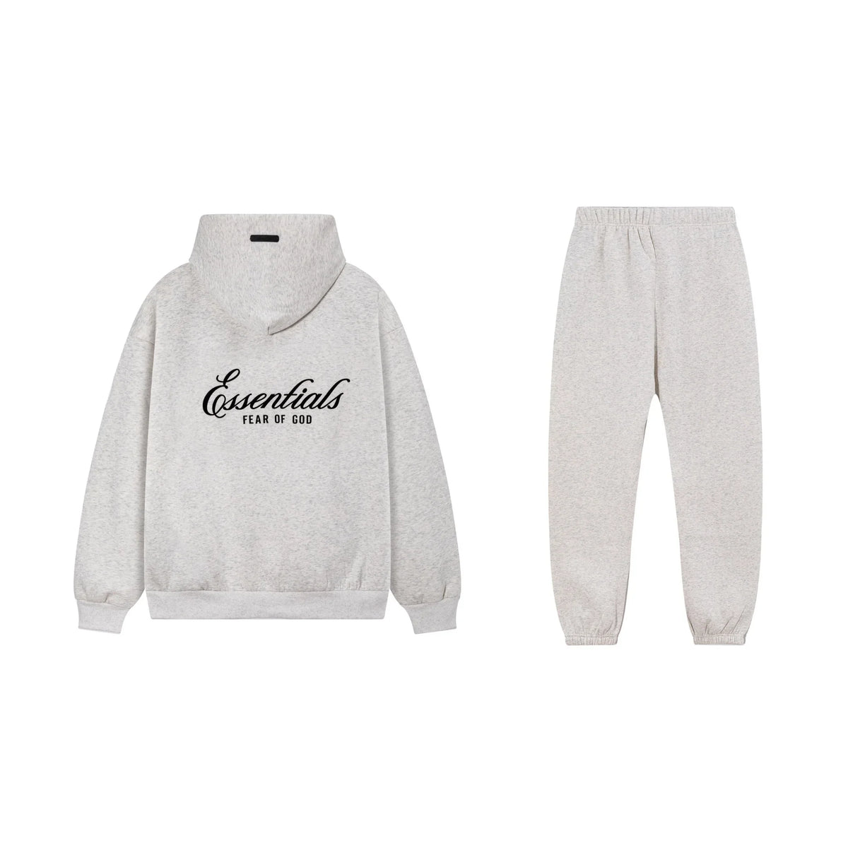 Light Heathered Oatmeal Essentials Tracksuit Pullover