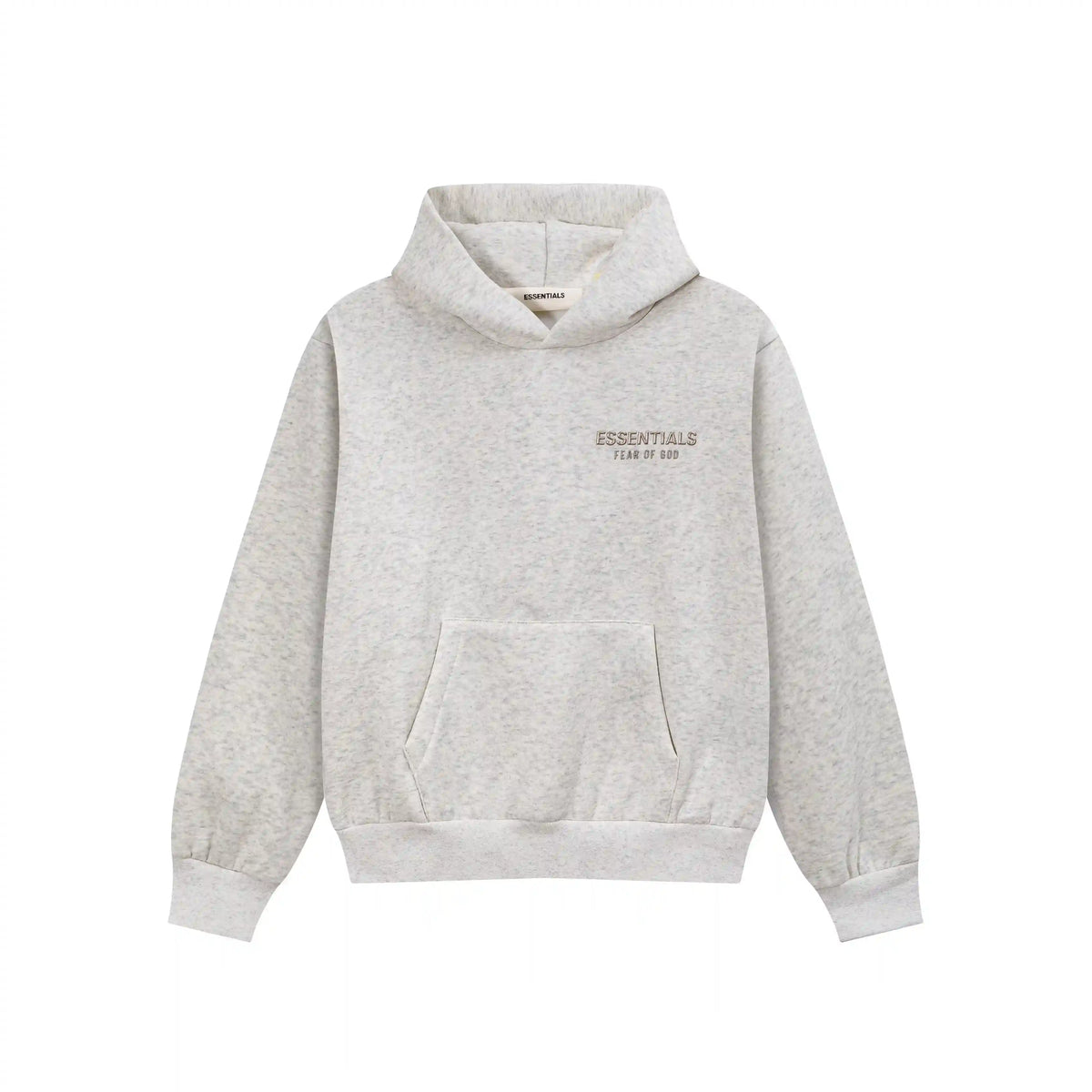 Light Heathered Oatmeal Essentials Tracksuit Pullover