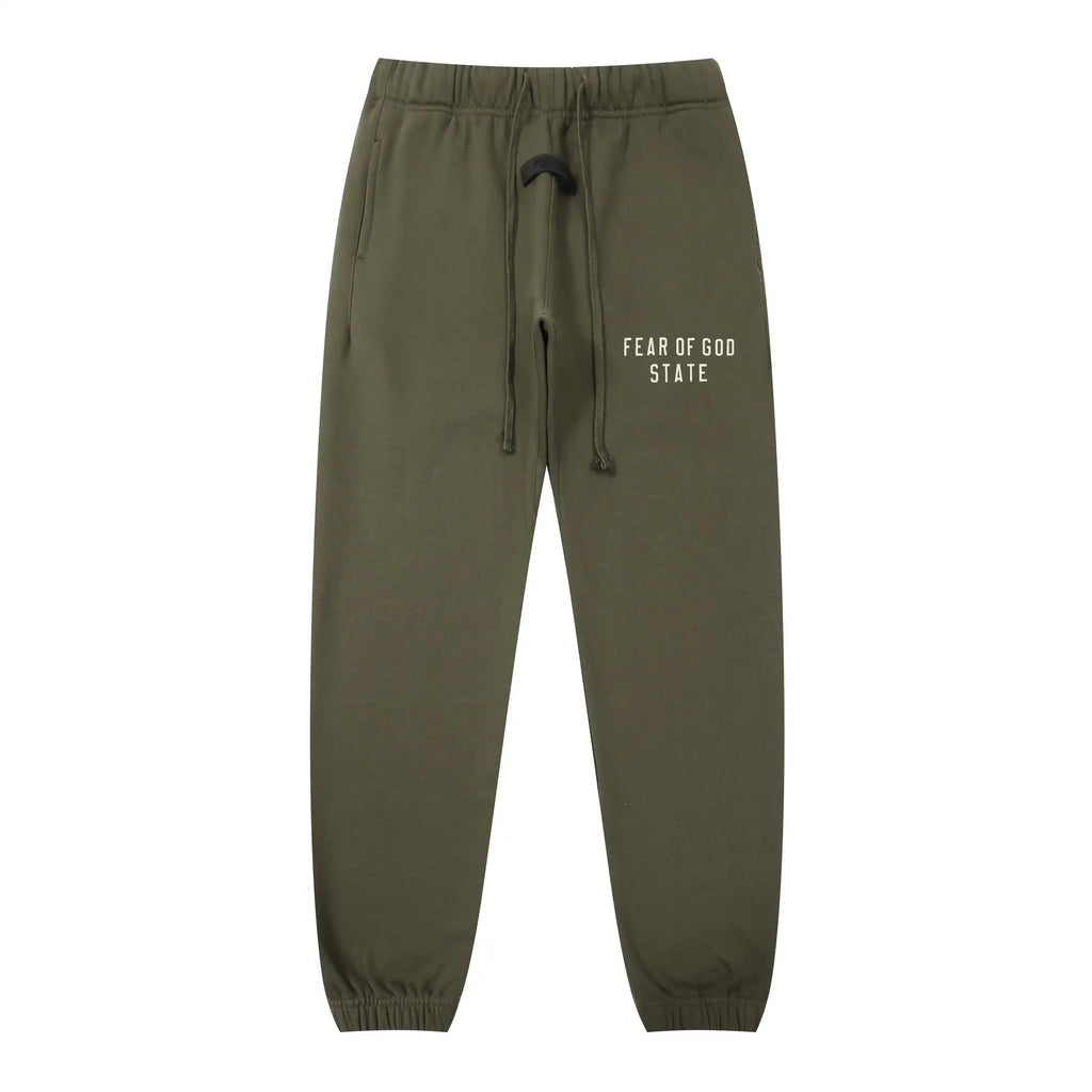 Essentials Tracksuit Hemlock Hoodie Set – Fear of God Matching Set