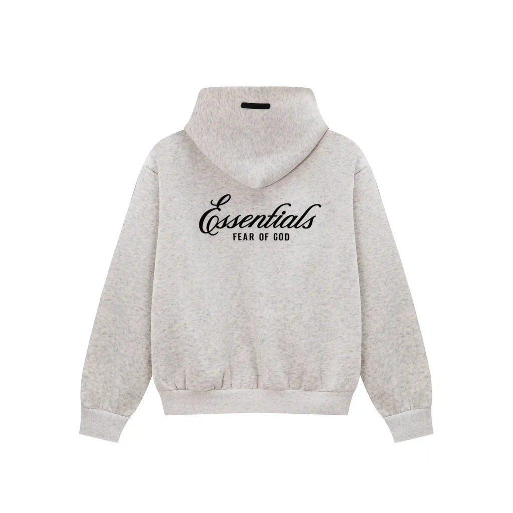 Light Heathered Oatmeal Essentials Tracksuit Pullover