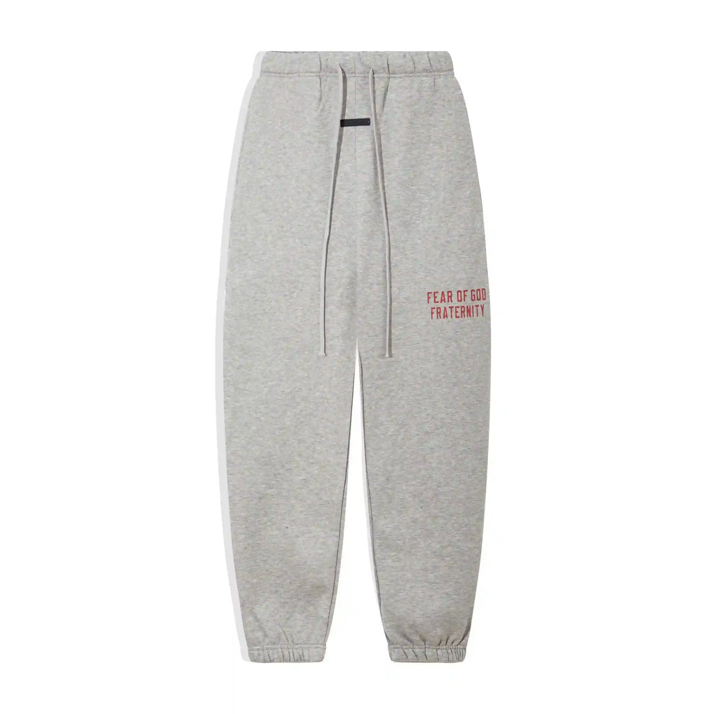Essentials Dark Heather Oatmeal Tracksuit – Fear of God Classic Set